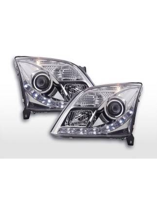 Daylight headlight LED DRL look Opel Vectra C 02-05 chrome