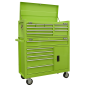 Topchest 9 Drawer with Ball Bearing Slides - Green