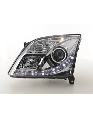 Daylight headlight LED DRL look Opel Vectra C 02-05 chrome