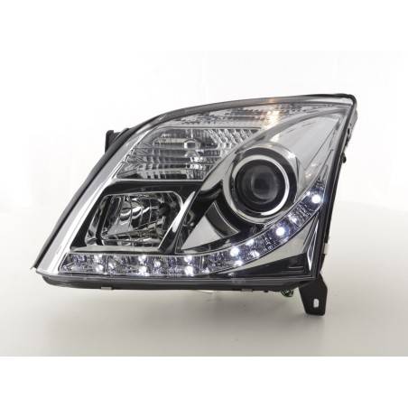 Daylight headlight LED DRL look Opel Vectra C 02-05 chrome