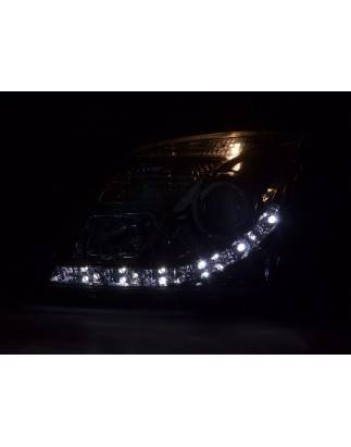 Daylight headlight LED DRL look Opel Vectra C 02-05 chrome