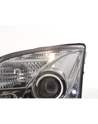 Daylight headlight LED DRL look Opel Vectra C 02-05 chrome