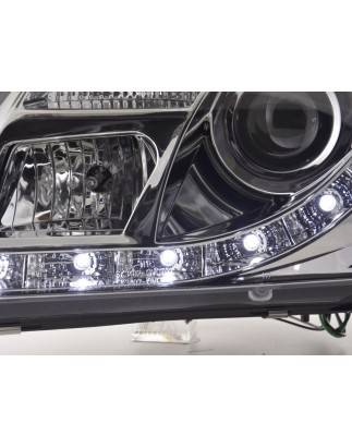 Daylight headlight LED DRL look Opel Vectra C 02-05 chrome