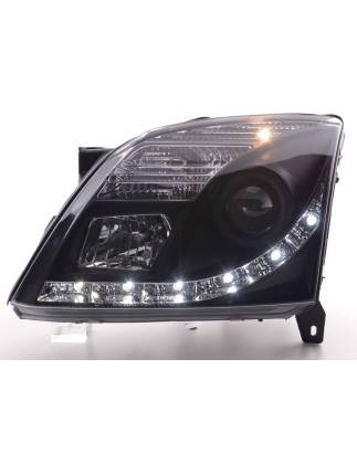 Phare Daylight LED DRL look Opel Vectra C 02-05 noir