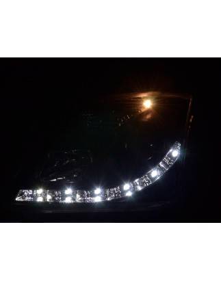 Phare Daylight LED DRL look Opel Vectra C 02-05 noir