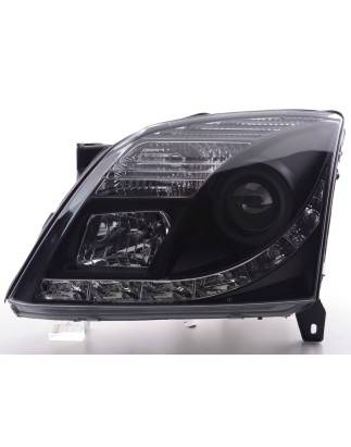 Phare Daylight LED DRL look Opel Vectra C 02-05 noir