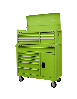 Topchest 9 Drawer with Ball Bearing Slides - Green