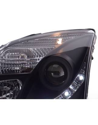 Phare Daylight LED DRL look Opel Vectra C 02-05 noir