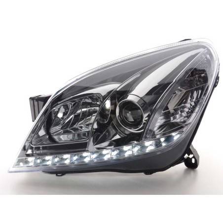 Daylight headlight LED daytime running lights Opel Astra H 2004-2009 chrome