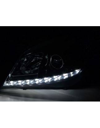 Daylight headlight LED daytime running lights Opel Astra H 2004-2009 chrome