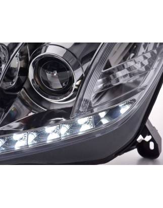 Daylight headlight LED daytime running lights Opel Astra H 2004-2009 chrome