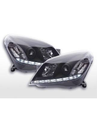 Daylight headlight LED daytime running lights Opel Astra H 2004-2009 black