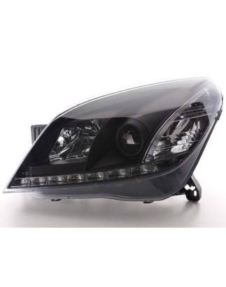 Phare Daylight LED feux de jour Opel Astra H 2004-2009 noir