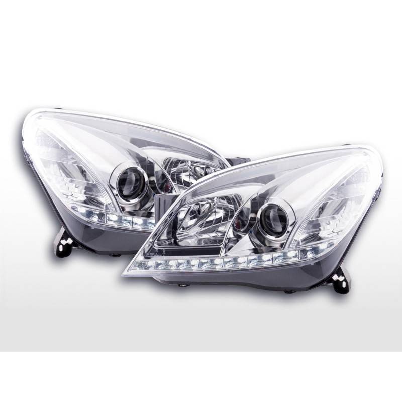 Phare Daylight LED Feu diurne Opel Astra H 04-09 chrome