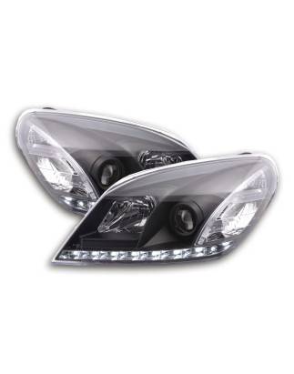 Phare Daylight LED feux de jour Opel Astra H 04-09 noir