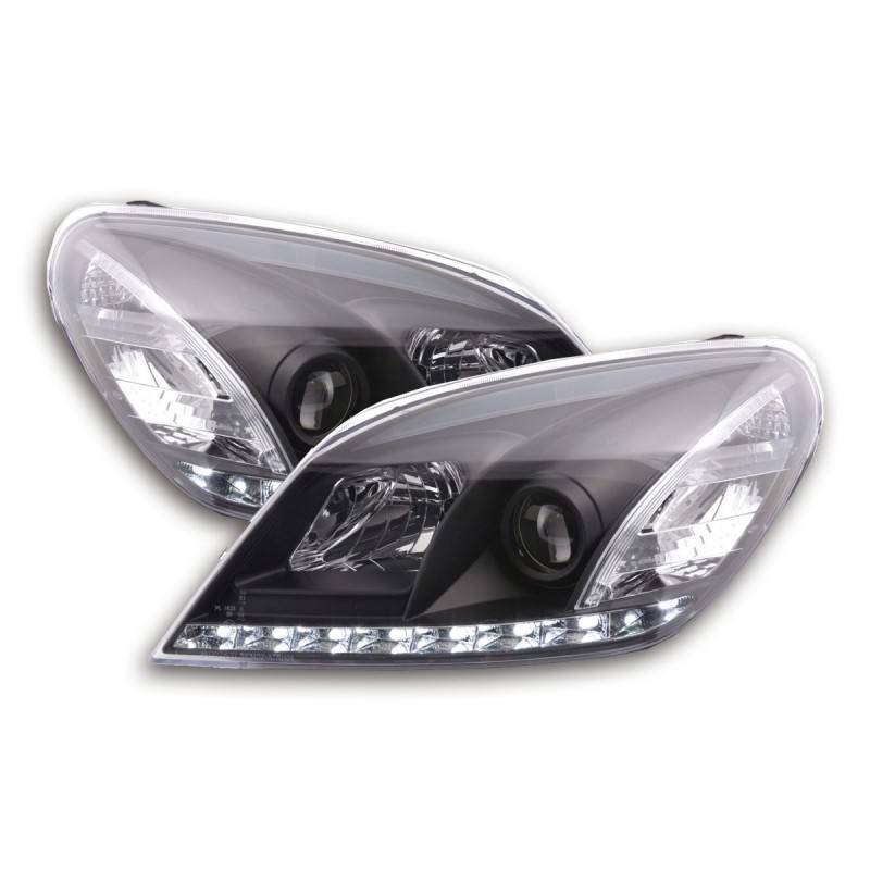 Phare Daylight LED feux de jour Opel Astra H 04-09 noir