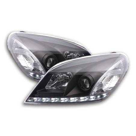 Phare Daylight LED feux de jour Opel Astra H 04-09 noir