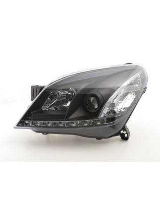 Phare Daylight LED feux de jour Opel Astra H 04-09 noir