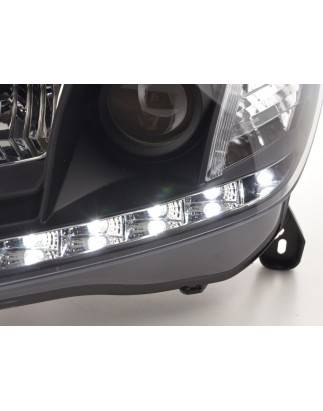 Phare Daylight LED feux de jour Opel Astra H 04-09 noir