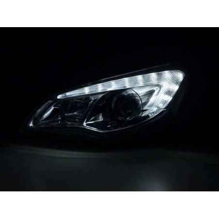 Headlight set Opel Astra J 5-door 2009-2012 chrome without engine