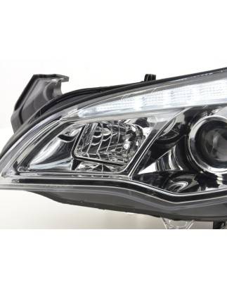 Phares avant Opel Astra J 5 portes 2009-2012 chrome avec moteur