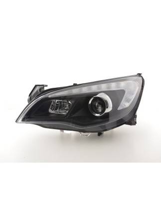 Headlight set Opel Astra J 5-door 2009-2012 black with engine