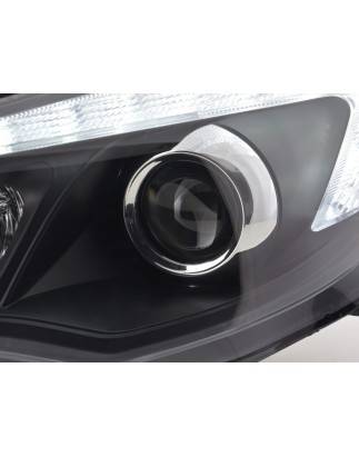 Headlight set Opel Astra J 5-door 2009-2012 black with engine