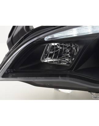 Headlight set Opel Astra J 5-door 2009-2012 black with engine