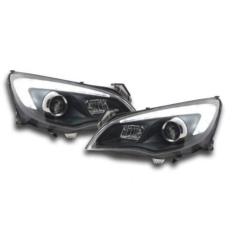 Headlight set Opel Astra J 5-door 2009-2012 black Asian model