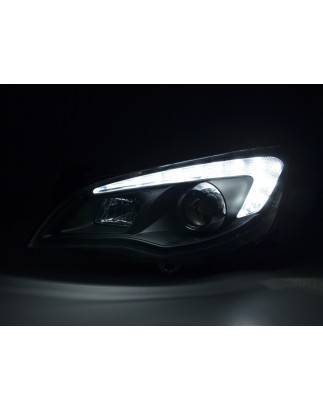 Headlight set Opel Astra J 5-door 2009-2012 black Asian model