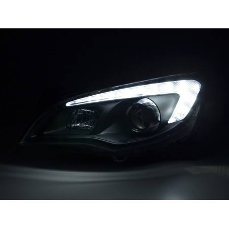 Headlight set Opel Astra J 5-door 2009-2012 black Asian model