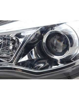 Phare avant Opel Astra J 5 portes 2009-2012 chrome modèle Asie