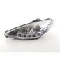 Daylight headlight LED DRL look Peugeot 206 98-07 chrome