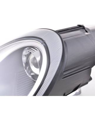 Daylight headlight LED DRL look Porsche Boxster (987) 04-08 silver