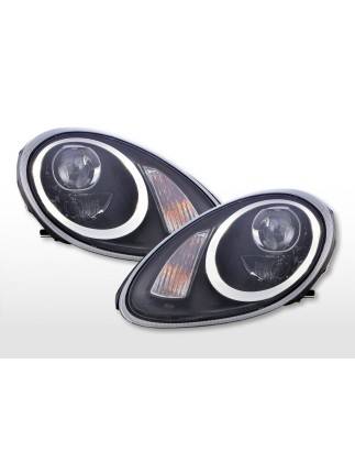 Daylight headlight LED DRL look Porsche Boxster (987) 04-08 black