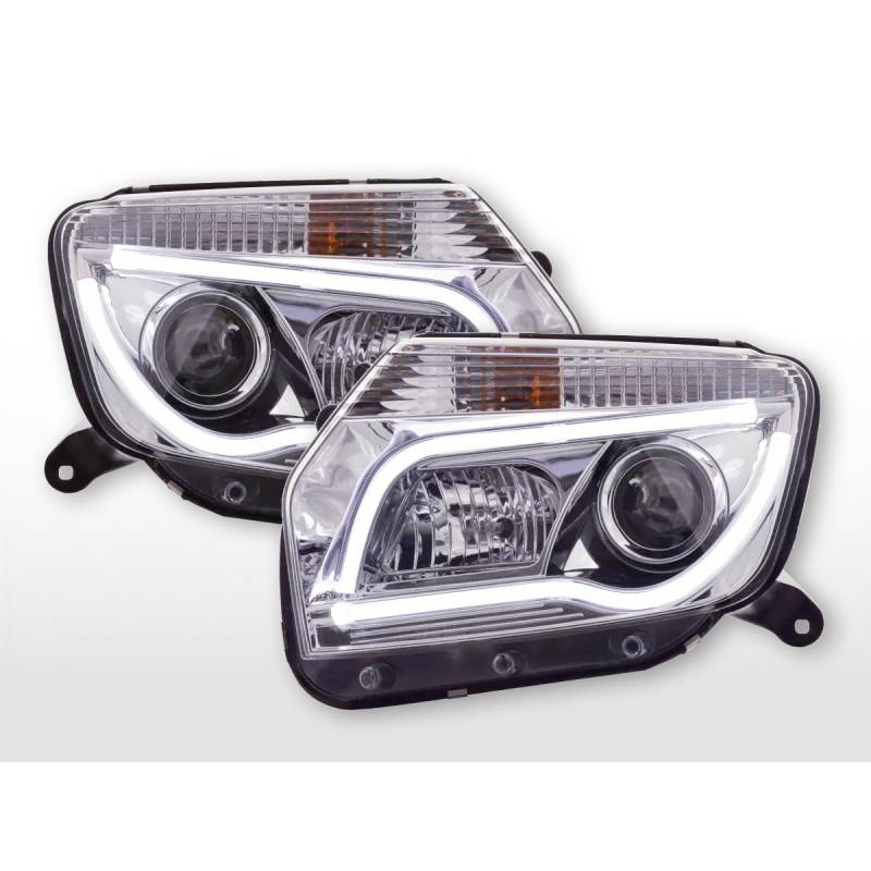 Daylight headlight LED DRL look Dacia Duster 10-13 chrome