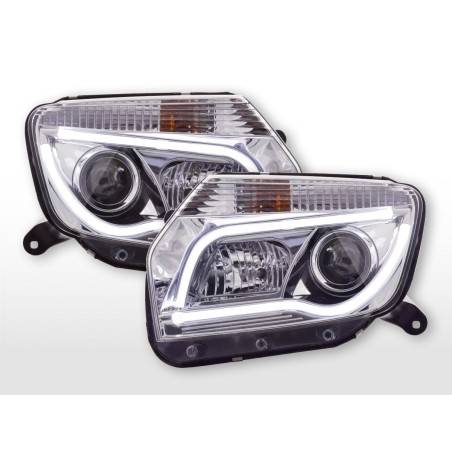 Phare Daylight LED DRL look Dacia Duster 10-13 chrome