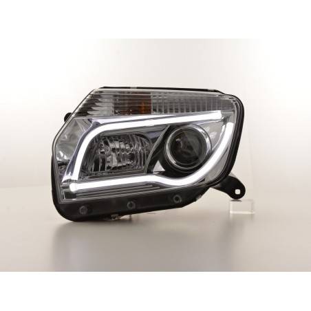 Phare Daylight LED DRL look Dacia Duster 10-13 chrome