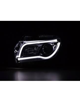 Daylight headlight LED DRL look Dacia Duster 10-13 chrome