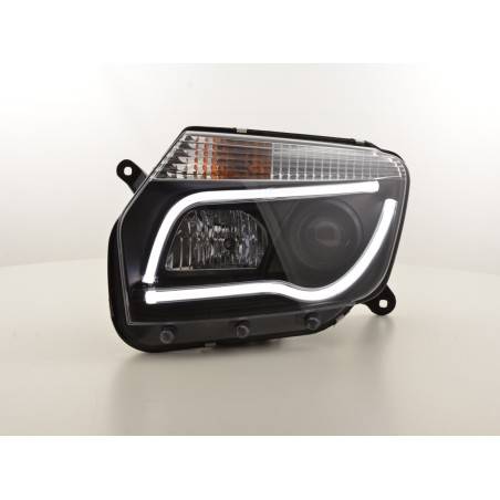 Daylight headlights LED DRL look Dacia Duster 10-13 black