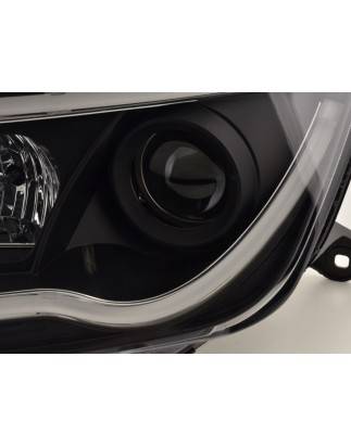 Daylight headlights LED DRL look Dacia Duster 10-13 black