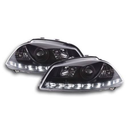 Phare Daylight LED feux de jour Seat Ibiza 3 6L 02-08 noir