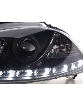 Daylight headlight LED daytime running lights Seat Ibiza 3 6L 02-08 black