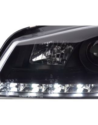 Daylight headlight LED daytime running lights Seat Ibiza 3 6L 02-08 black