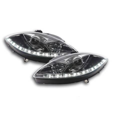 Phares Daylight LED feux de jour Seat Leon 1P 09- chromés