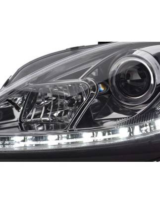 Daylight headlights LED daytime running lights Seat Leon 1P 09- chrome