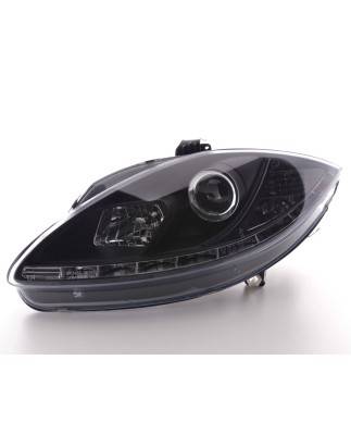 Daylight headlight LED daytime running lights Seat Leon 1P 09- black