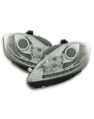 Daylight headlight LED DRL look Seat Leon 1P 09- chrome