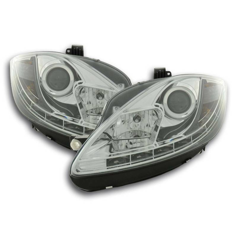 Daylight headlight LED DRL look Seat Leon 1P 09- chrome