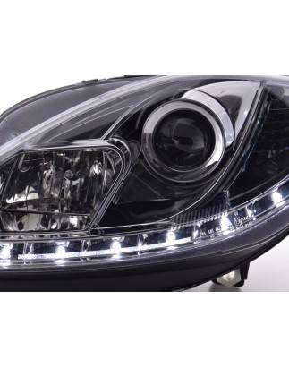 Daylight headlight LED DRL look Seat Leon 1P 09- chrome